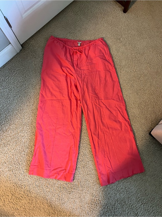 a new day Pants - a new day Wide Leg Pants in Coral Pink